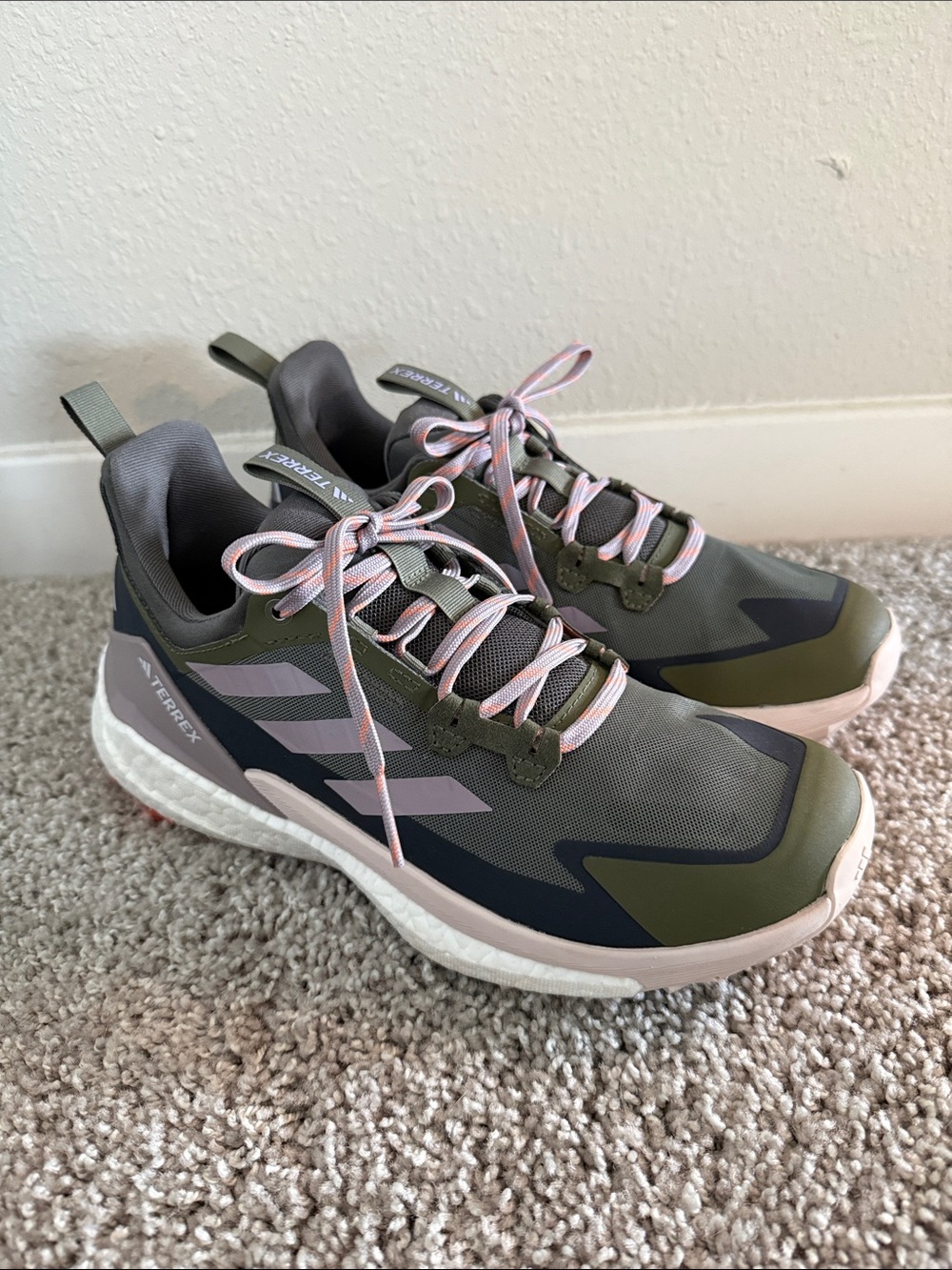 Adidas Terrex Olive/Gray Trail Running Shoes